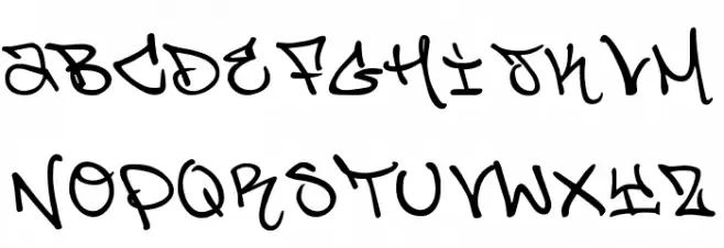 Jo's Styles Font LOWERCASE