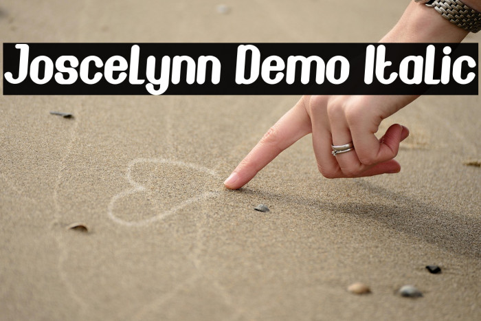 Joscelynn Demo Italic Example 2