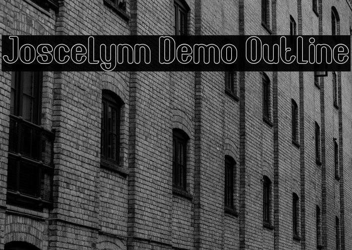 Joscelynn Demo Outline Example 1