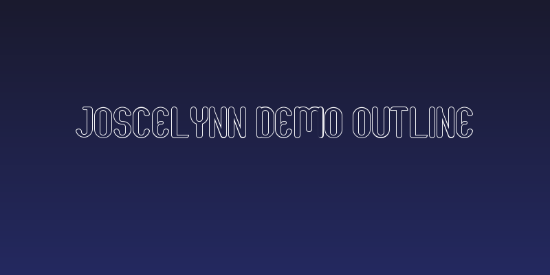 Joscelynn Demo Outline Social Header