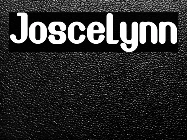 Joscelynn Font examples