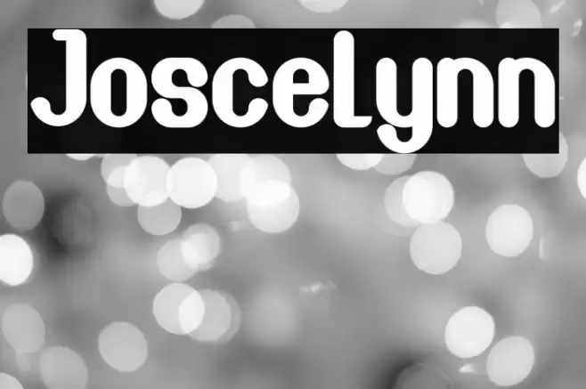 Joscelynn Font examples
