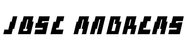 Jose Andreas  font caratteri gratis