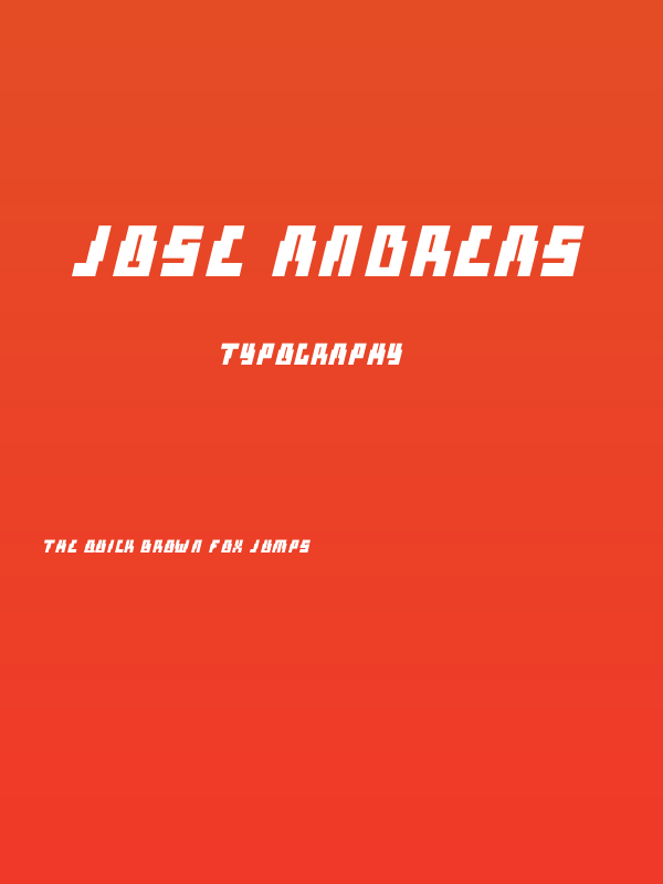 Jose Andreas Poster