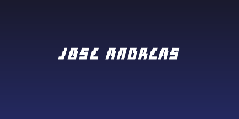 Jose Andreas Social Header
