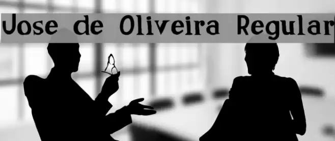 Jose de Oliveira Regular Font examples