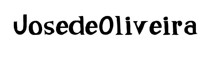 Jose de Oliveira  font caratteri gratis