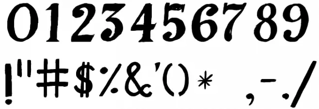 Jose de Oliveira Font OTHER CHARS