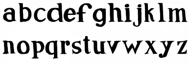 Jose de Oliveira फ़ॉन्ट लोअरकेस