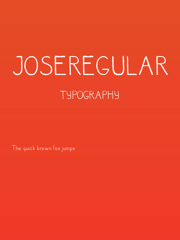 JoseRegular Poster