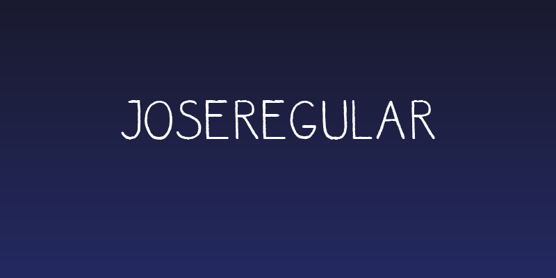 JoseRegular Social Header