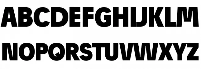 Josef Pro Bold Black Шрифта ВЕРХНИЙ