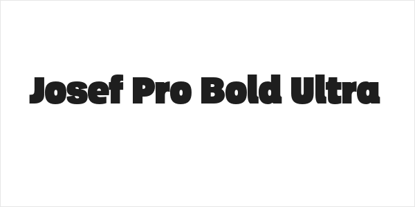 Josef Pro Bold Ultra Logo