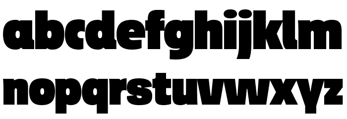 Josef Pro Bold Ultra Font LOWERCASE