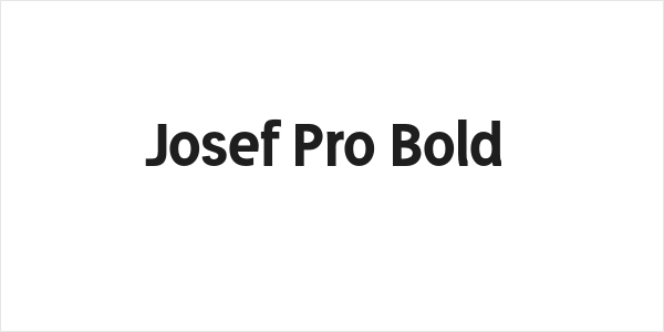 Josef Pro Bold Logo