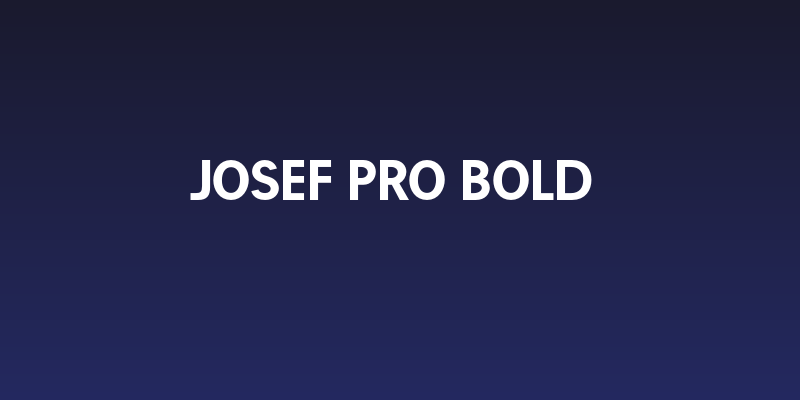 Josef Pro Bold Social Header