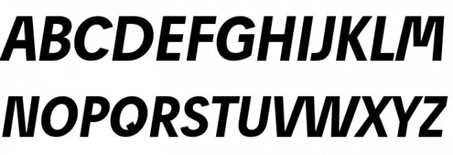 Josef Reduced Bold Italic Fonte MAIÚSCULAS