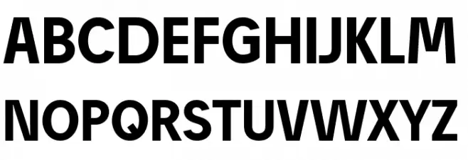 Josef Reduced Bold Polices MAJUSCULES
