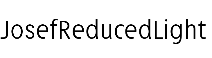 Josef Reduced Light  नि: शुल्क फ़ॉन्ट्स डाउनलोड