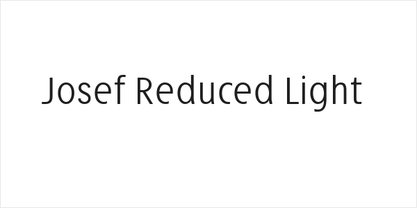 Josef Reduced Light Logo