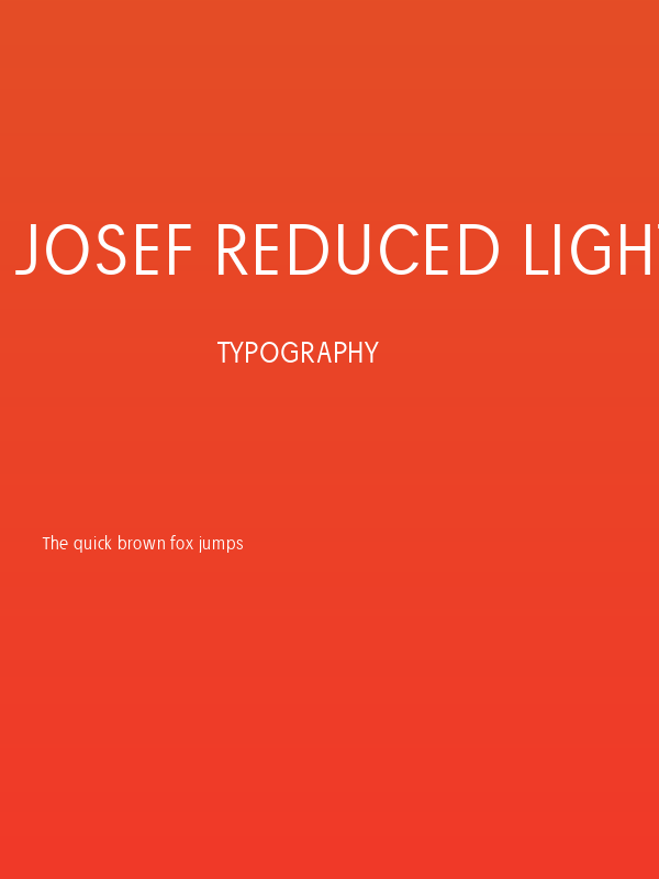 Josef Reduced Light Poster