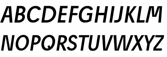 Josef Reduced Regular Italic خط أحرف كبيرة