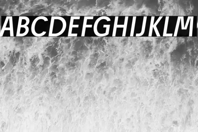 Josef Reduced Regular Italic Font examples