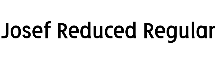 Josef Reduced Regular  font caratteri gratis