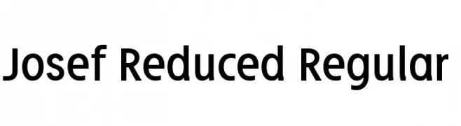 Josef Reduced Regular  नि: शुल्क फ़ॉन्ट्स डाउनलोड