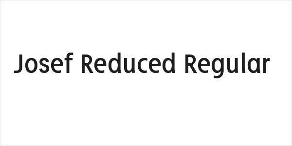 Josef Reduced Regular Logo