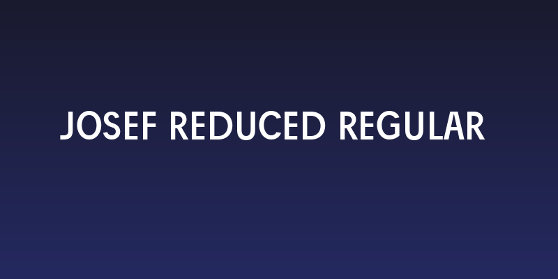 Josef Reduced Regular Social Header