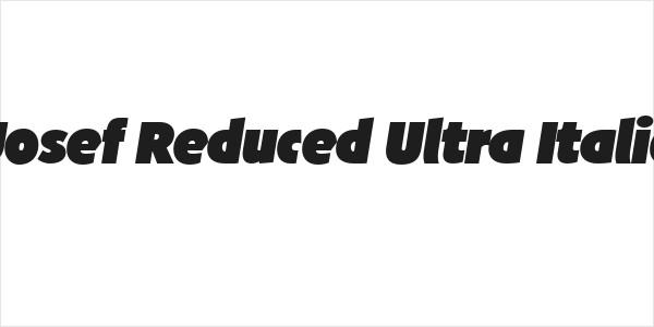 Josef Reduced Ultra Italic Logo