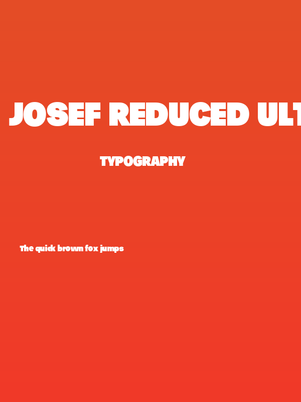 Josef Reduced Ultra Poster