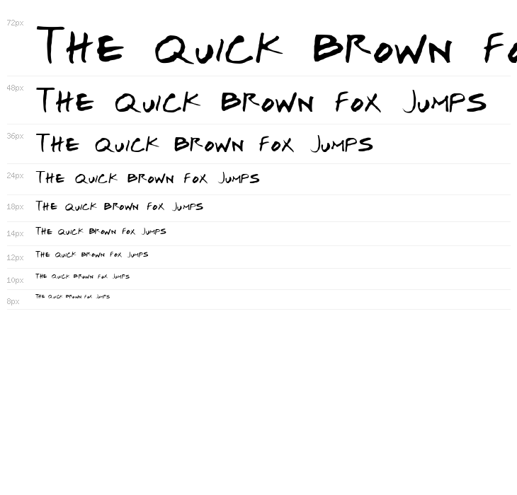 Josef Xuereb's Friends Bold Italic Waterfall