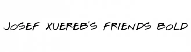 Josef Xuereb's Friends Bold  Descarca Fonturi Gratis