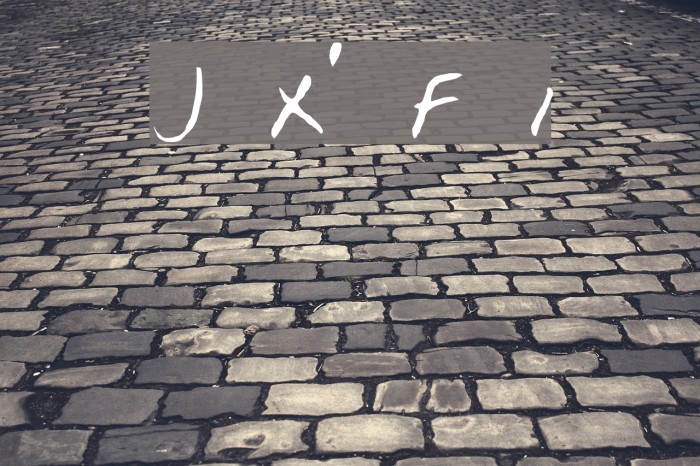 Josef Xuereb's Friends Italic Font examples