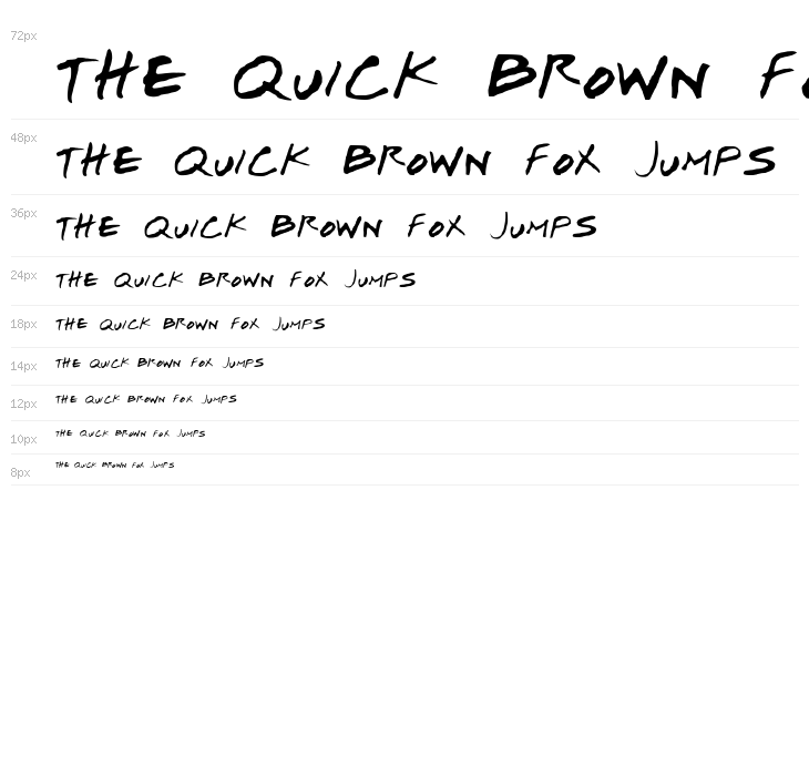 Josef Xuereb's Friends Italic Waterfall