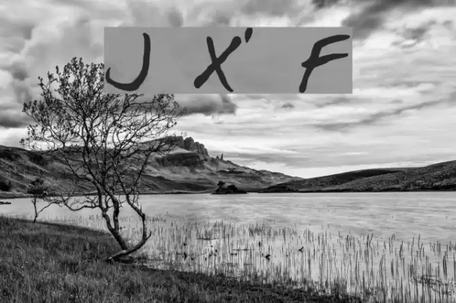 Josef Xuereb's Friends Font examples