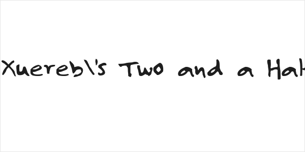 Josef Xuereb's Two and a Half Men Logo