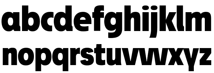 Josef reduced Black Font LOWERCASE
