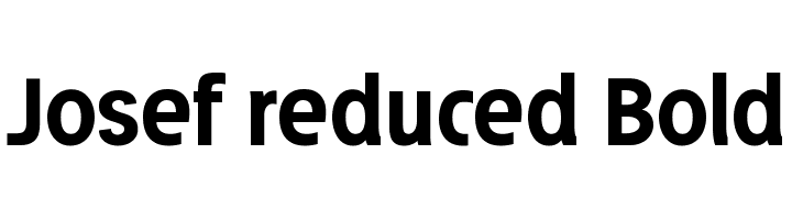 Josef reduced Bold  font caratteri gratis