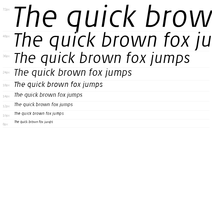 Josef reduced Light Italic Waterfall