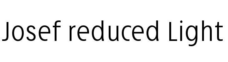 Josef reduced Light  Скачать бесплатные шрифты