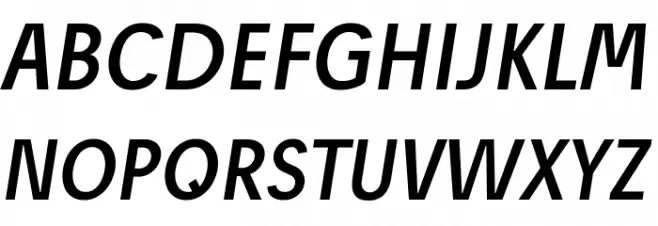 Josef reduced Regular Italic Font OTHER CHARS