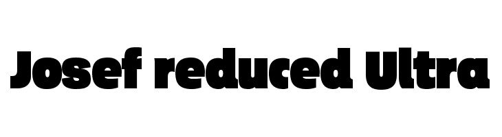 Josef reduced Ultra  font caratteri gratis