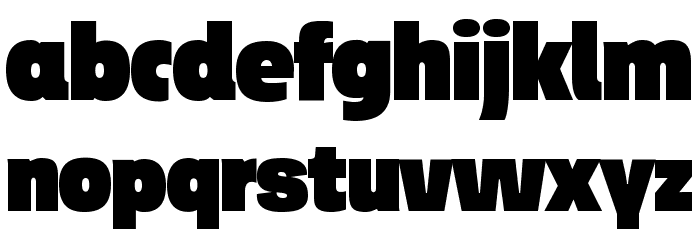 Josef reduced Ultra Font LOWERCASE