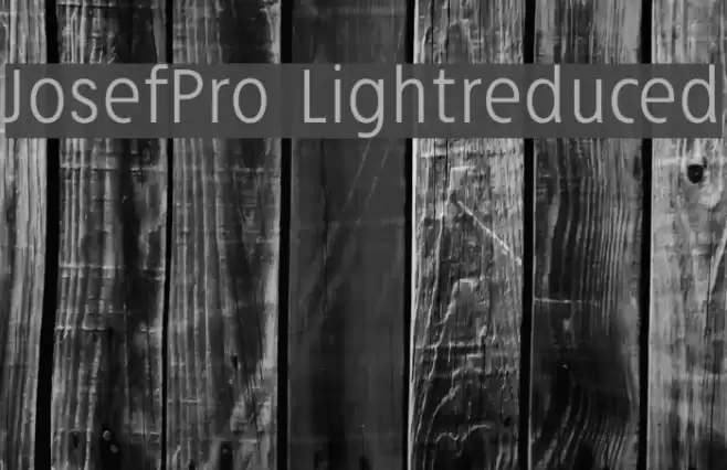 JosefPro-Lightreduced Font examples