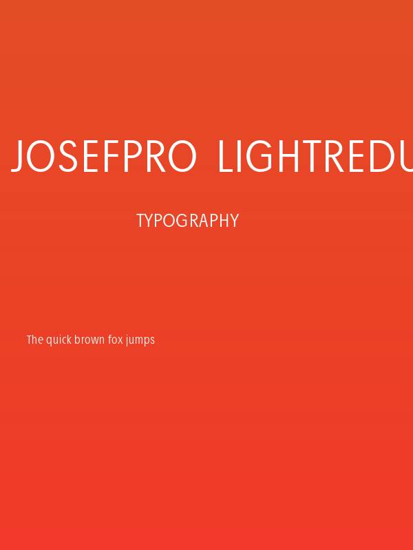 JosefPro-Lightreduced Poster