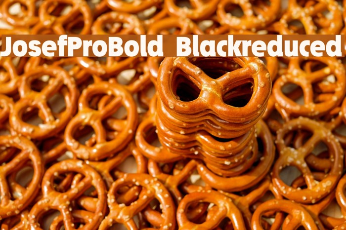 JosefProBold-Blackreduced Font examples