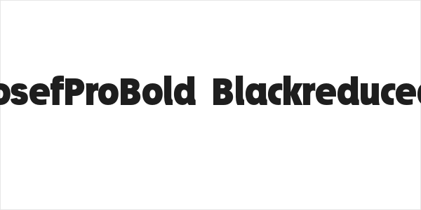 JosefProBold-Blackreduced Logo
